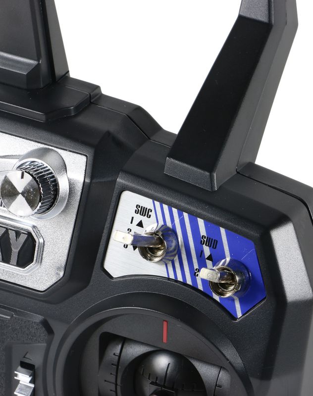 FlySky-FS-i6X 10 kanals 2.4Ghz Sender med Motaker FS-iA10B