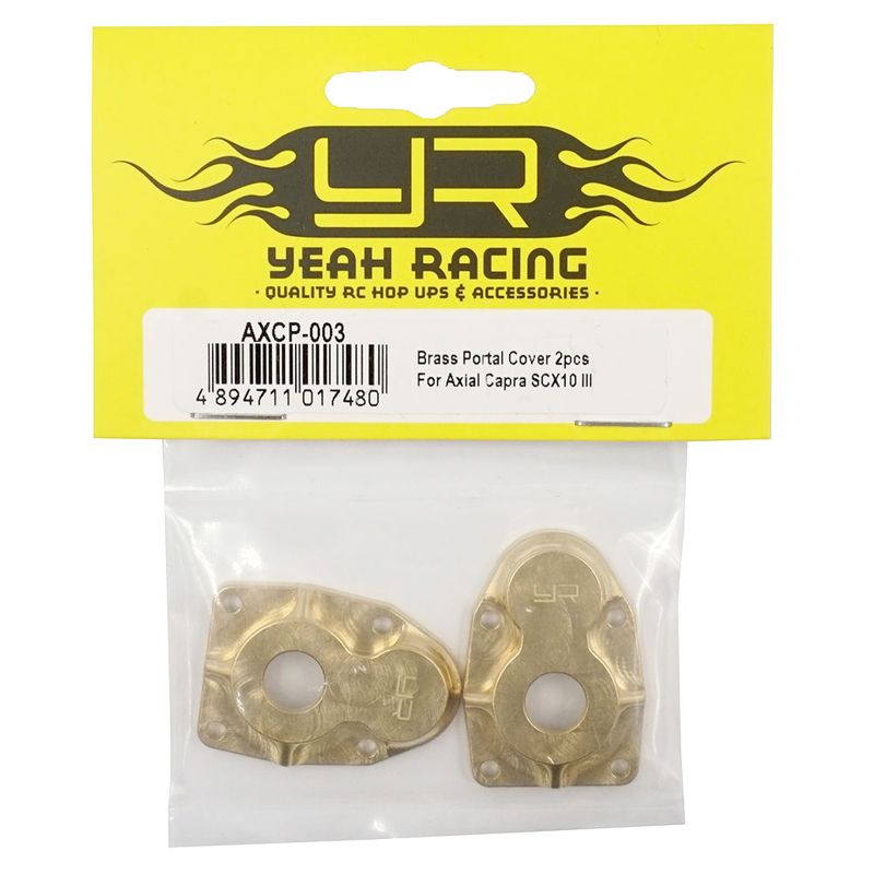 AXCP-003 - Brass Portal Cover 20g 2pcs for Axial Capra SCX10iii