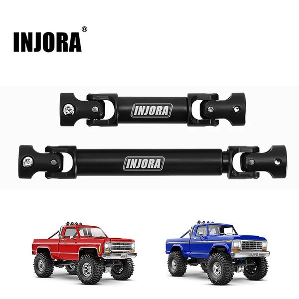 INJORA Hardened Steel Drive Shafts for 1/18TRX-4M Long Wheelbase