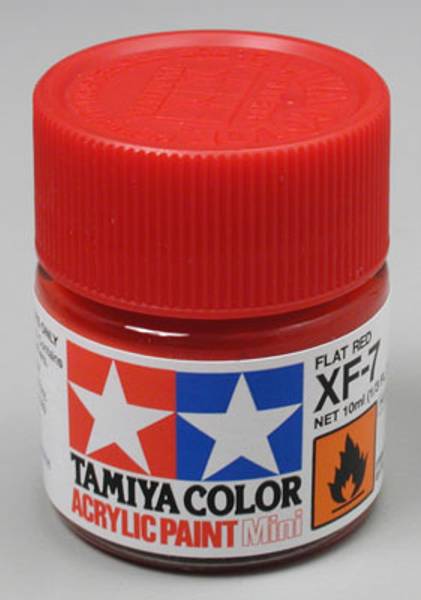 Tamiya Acrylic Mini XF-7 Flat Red 10ml