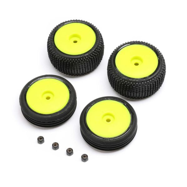 Mimic Proline Tread Pattern Tire and Wheels Losi Micro - B