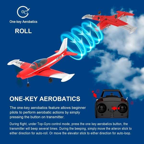 Top RC Hobby Mini SF260&nbsp;450mm Gyro 4 kanaler RTF