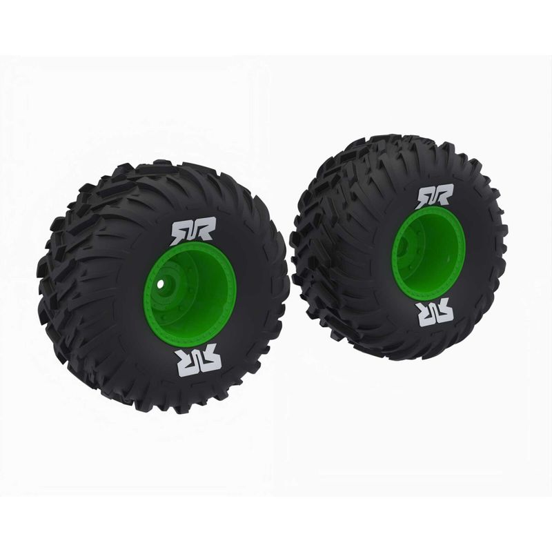 ARRMA dBoots Cut Chevron MT Tire Set Glued (2)