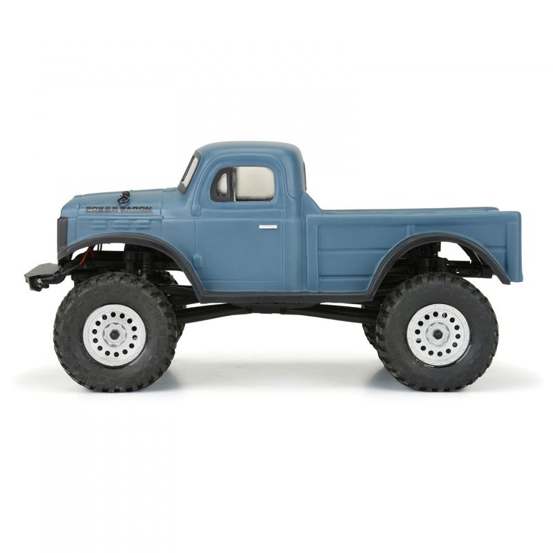 1/24 1946 Dodge Power Wagon Clear Body: SCX24 JLU