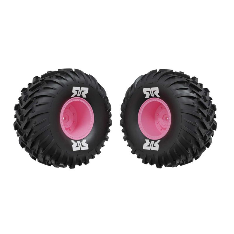 ARRMA dBoots Cut Chevron MT Tire Set Glued (2)