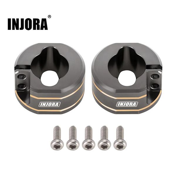 INJORA 2PCS 14g/pcs Brass Rear Axle Counterweights for 1/18 TRX4M