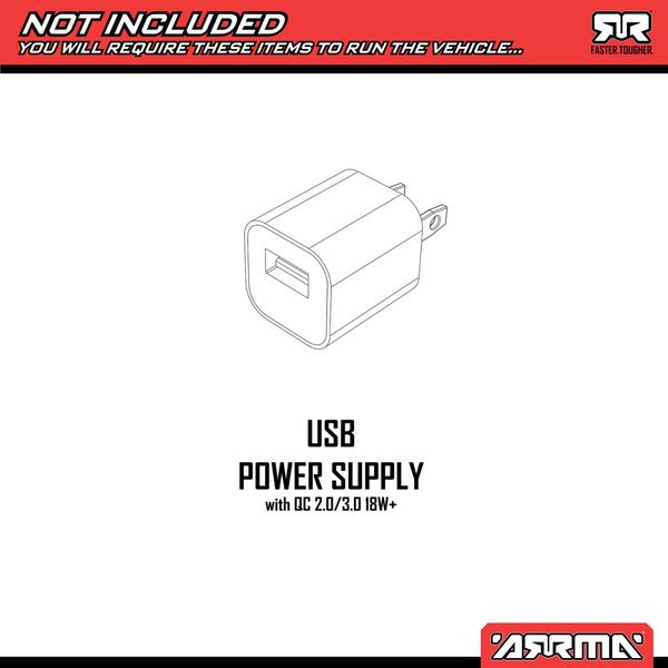 1/10 Fury SC 2WD RTR inkl Batteri og Lader