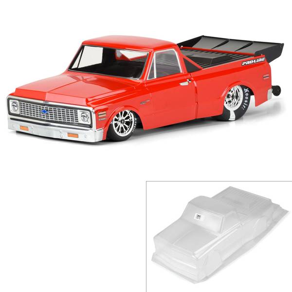 PRO3557-00 - 1/10 1972 Chevy C-10 Clear Body: Drag Car